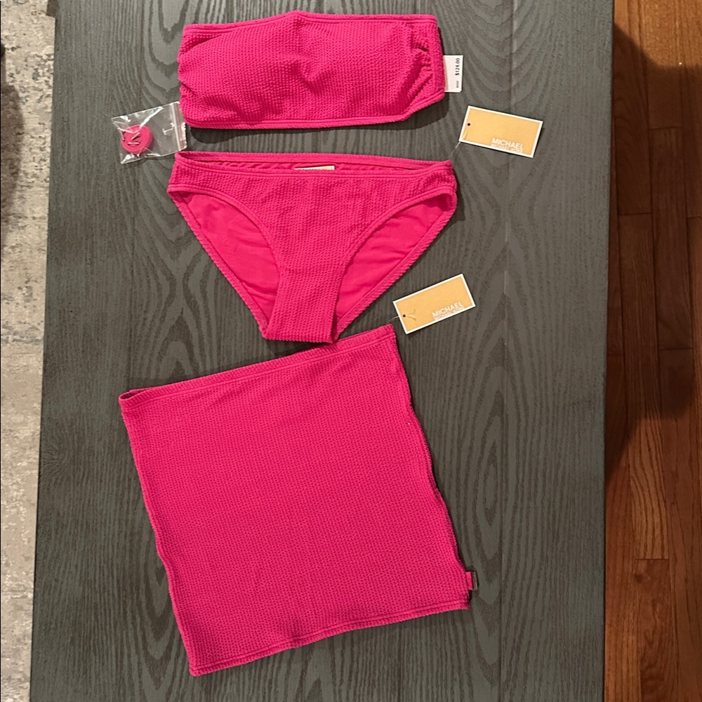 Michael Kors Bikini Set with Skirt - New